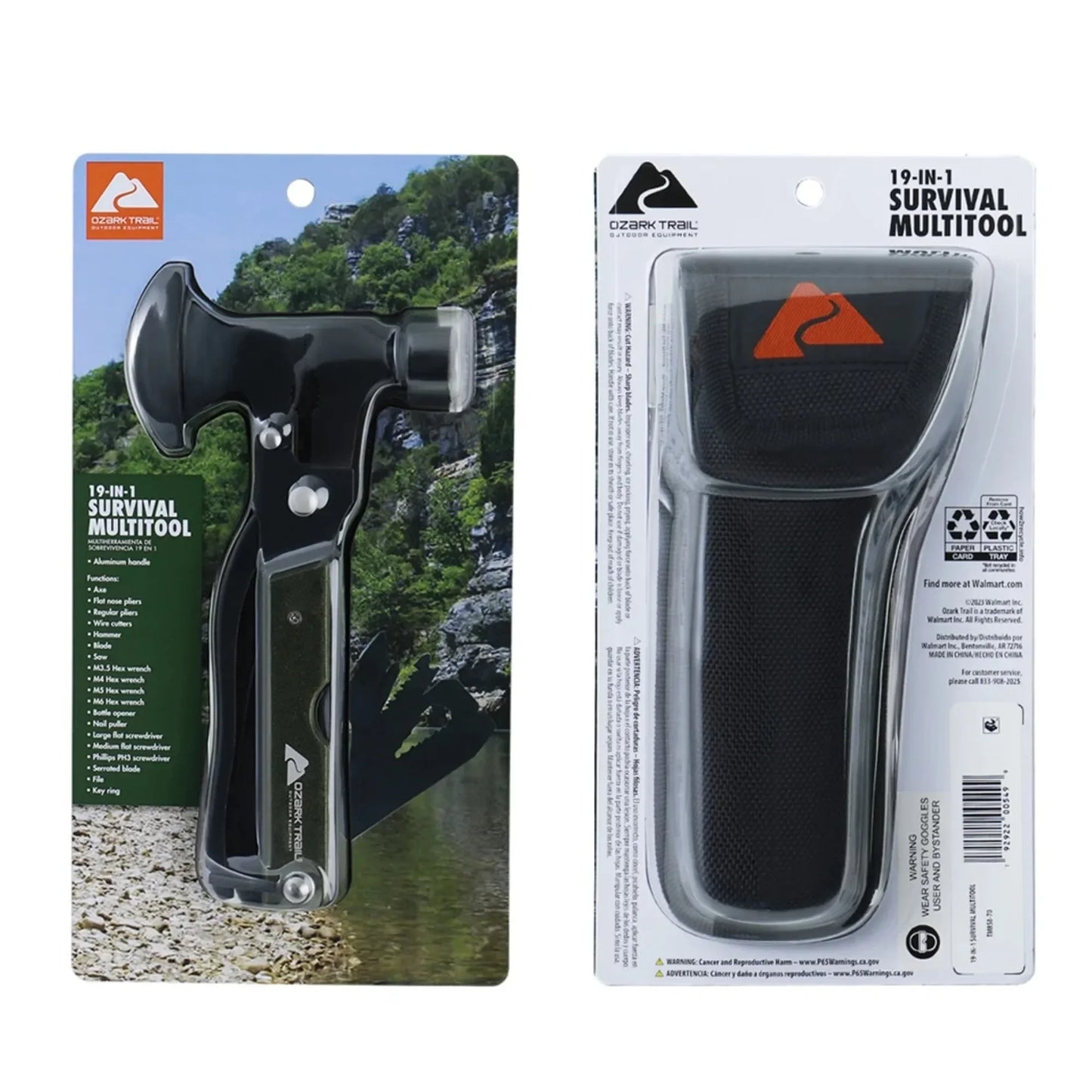 Ozark Trail 19-in-1 Multi-Function Survival Tool 6.3 Inch