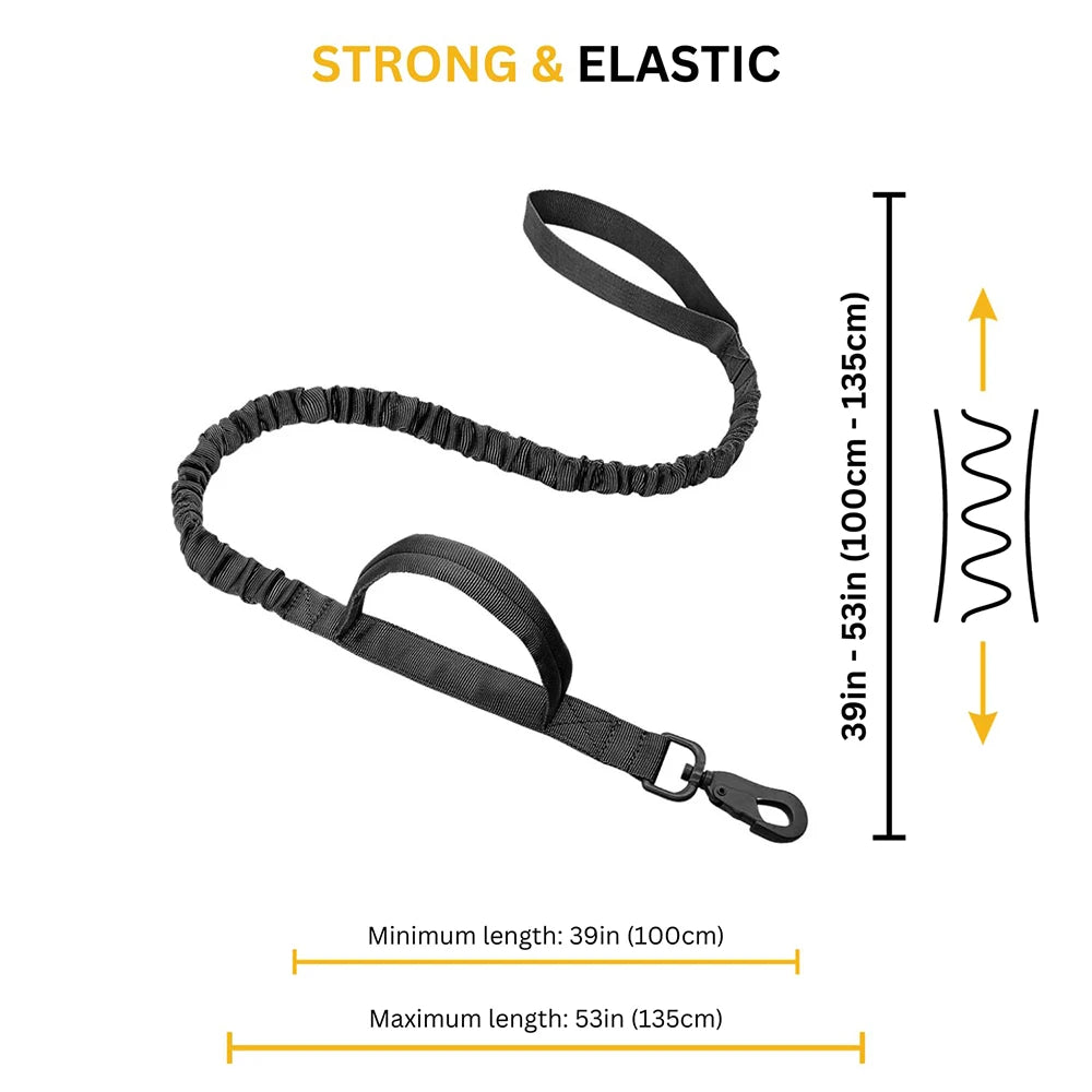 Military Dog Harness Leash Set for Large Dogs