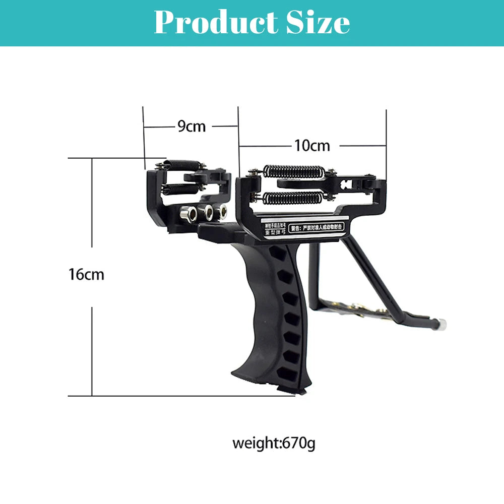 Professional Metal Slingshot with Laser and Arrow Rest for Hunting and Fishing