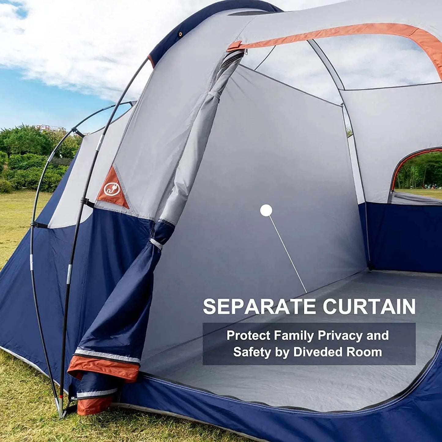 10 Person Dome Camping Tent Portable and Windproof
