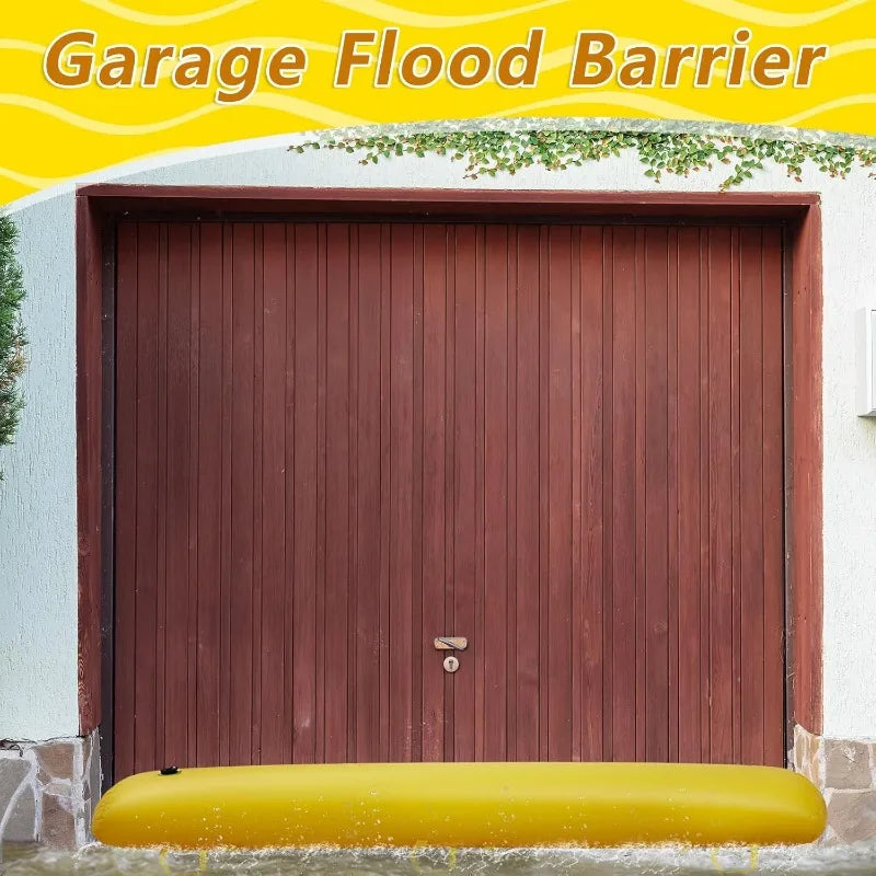 Reusable PVC Flood Barrier Sandbag Alternative for Home Flood Prevention