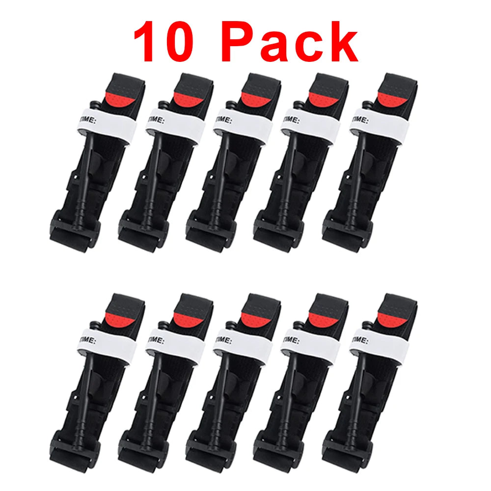 5/10/25 Pcs Emergency Medical Tourniquet with Quick and Slow Release for First Aid and Outdoor Use