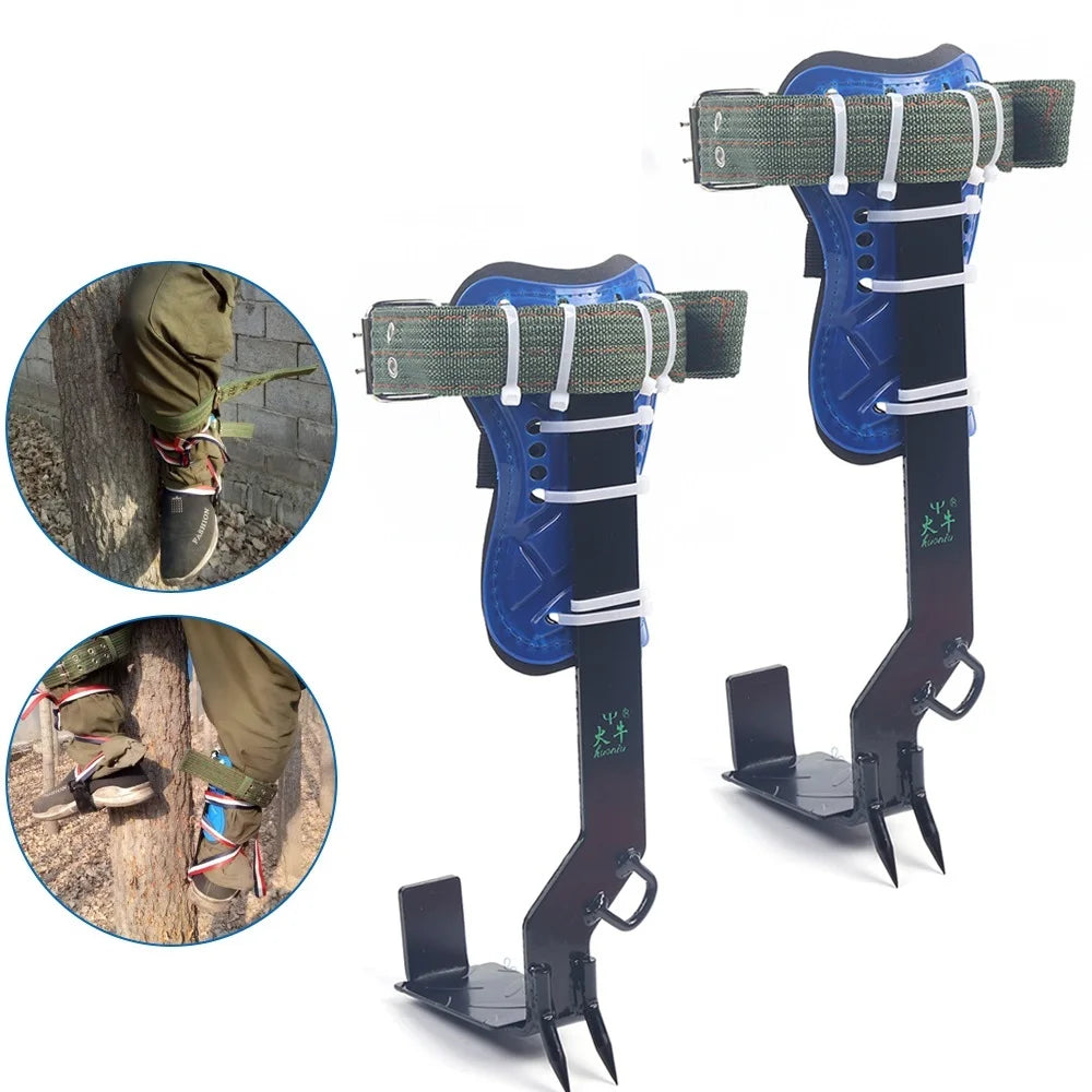 Tree Climbing Spikes with Safety Belt 200lb Capacity