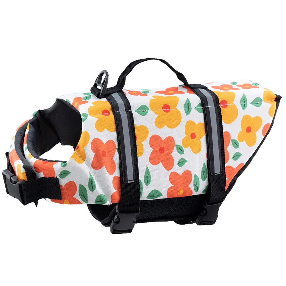 Reflective Dog Life Jacket for Summer Swimming