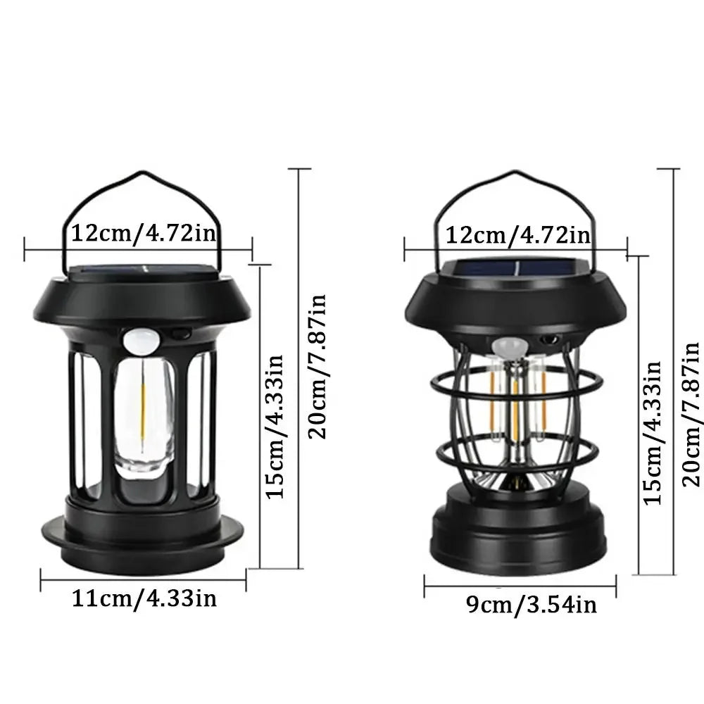 Solar Rechargeable Portable Camping Lantern Light