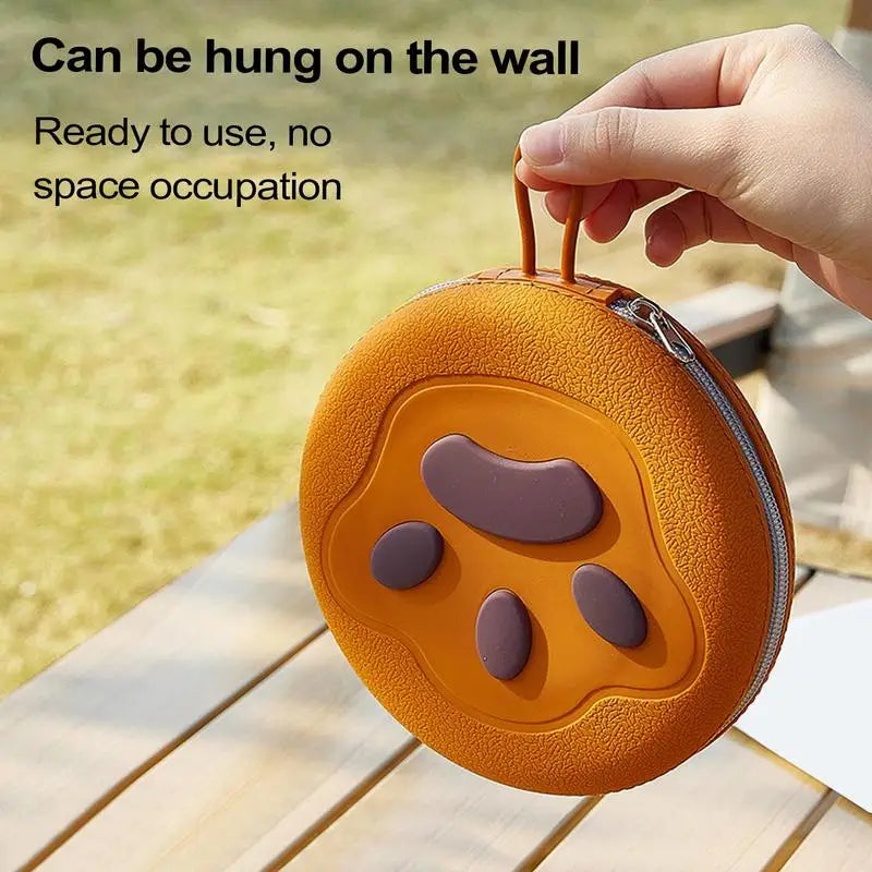 Foldable Non Slip Travel Dog Bowl for Food and Water