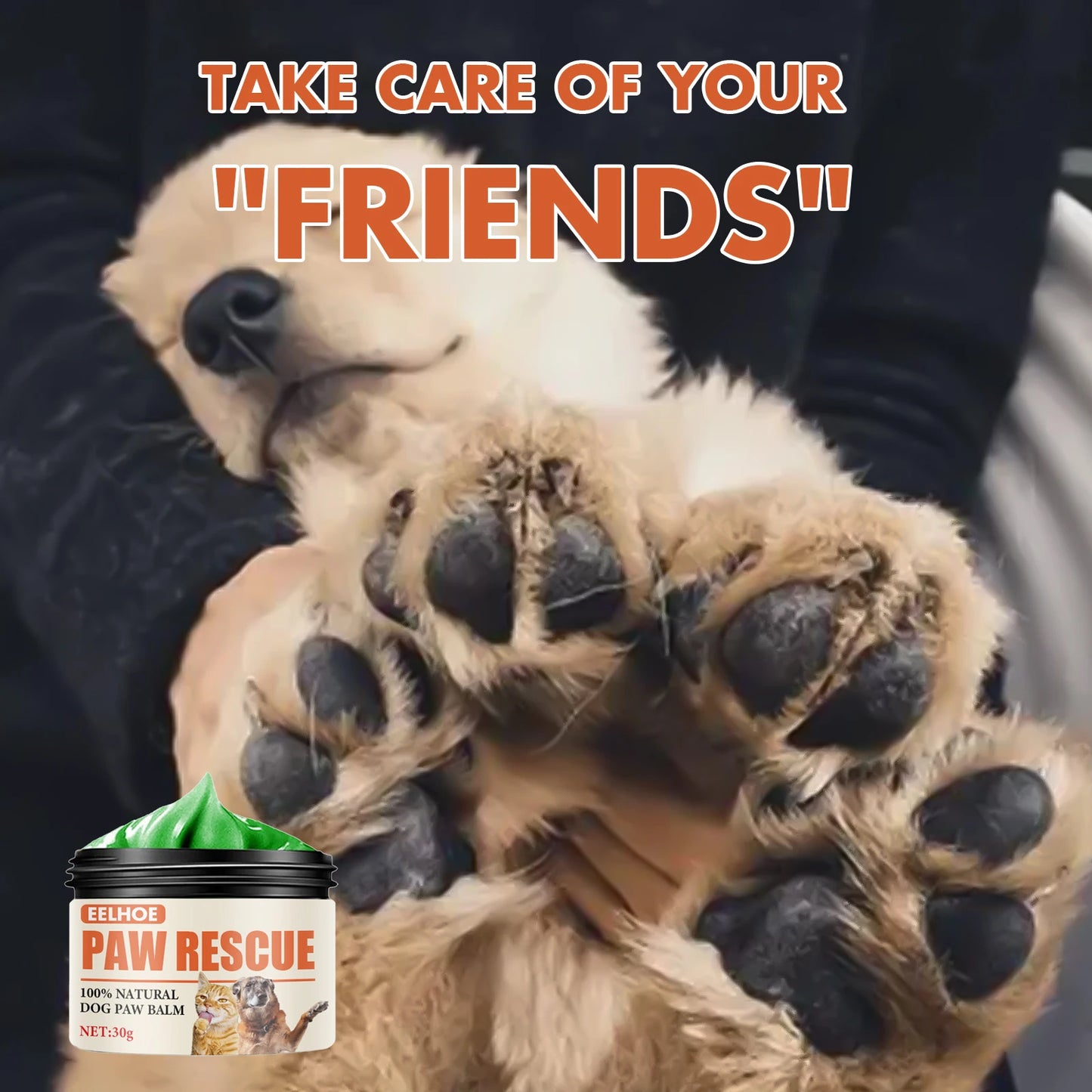 Pet Paw and Nose Balm Moisturizer for Dogs and Cats