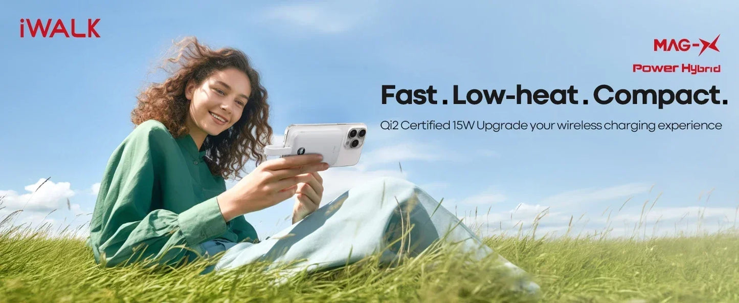 Magnetic Portable Charger 10000mAh with Wireless Charging
