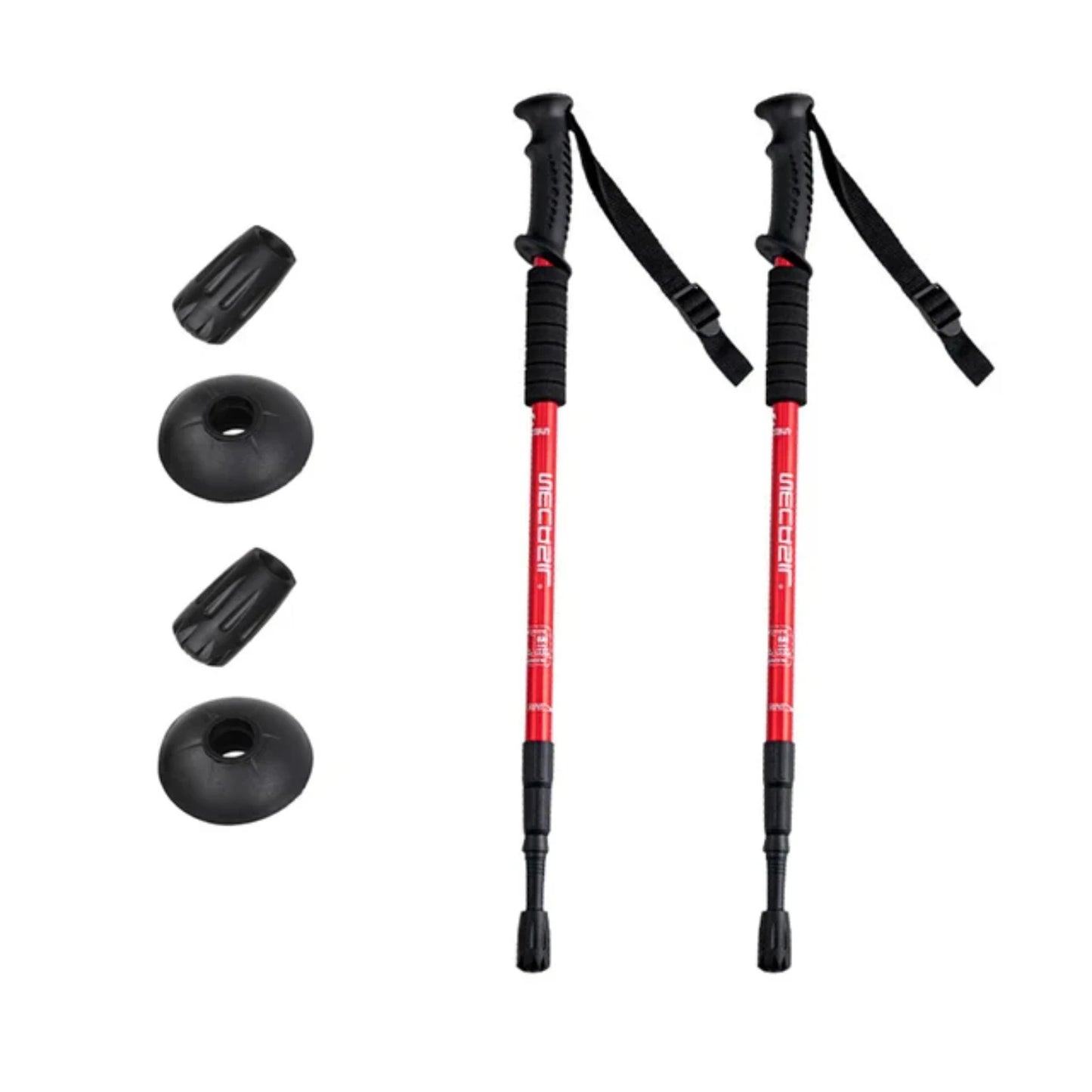 Ultralight Adjustable Aluminum Trekking Poles for Hiking