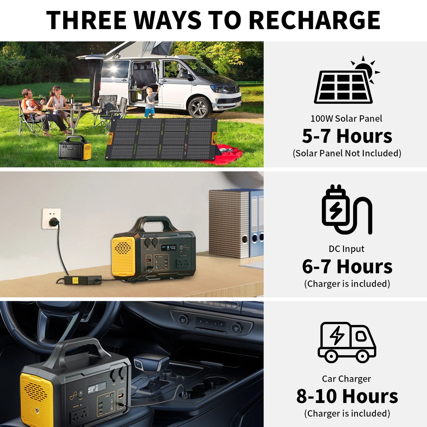 1000W Portable Power Station with 1075Wh Battery