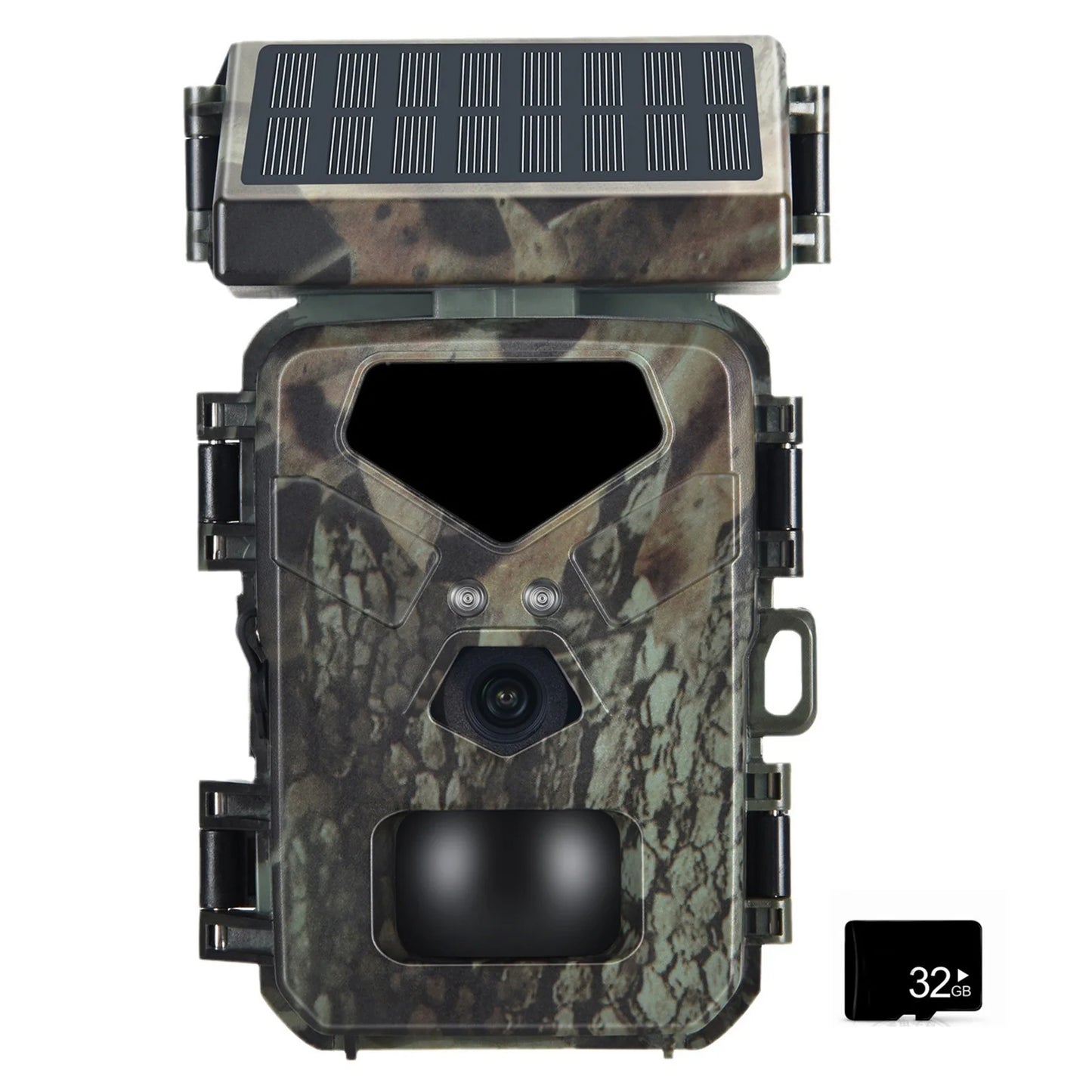 1080P Solar Powered Wildlife Trail Camera with Night Vision