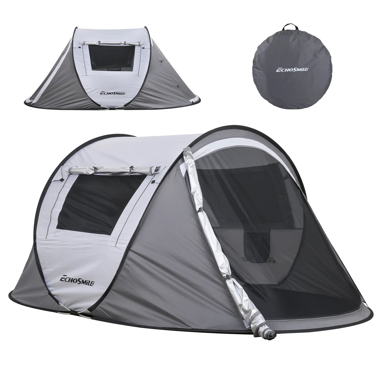 Camping Tent, Convenient to Carry for 2 People, Automatic Set up High Quality Tent