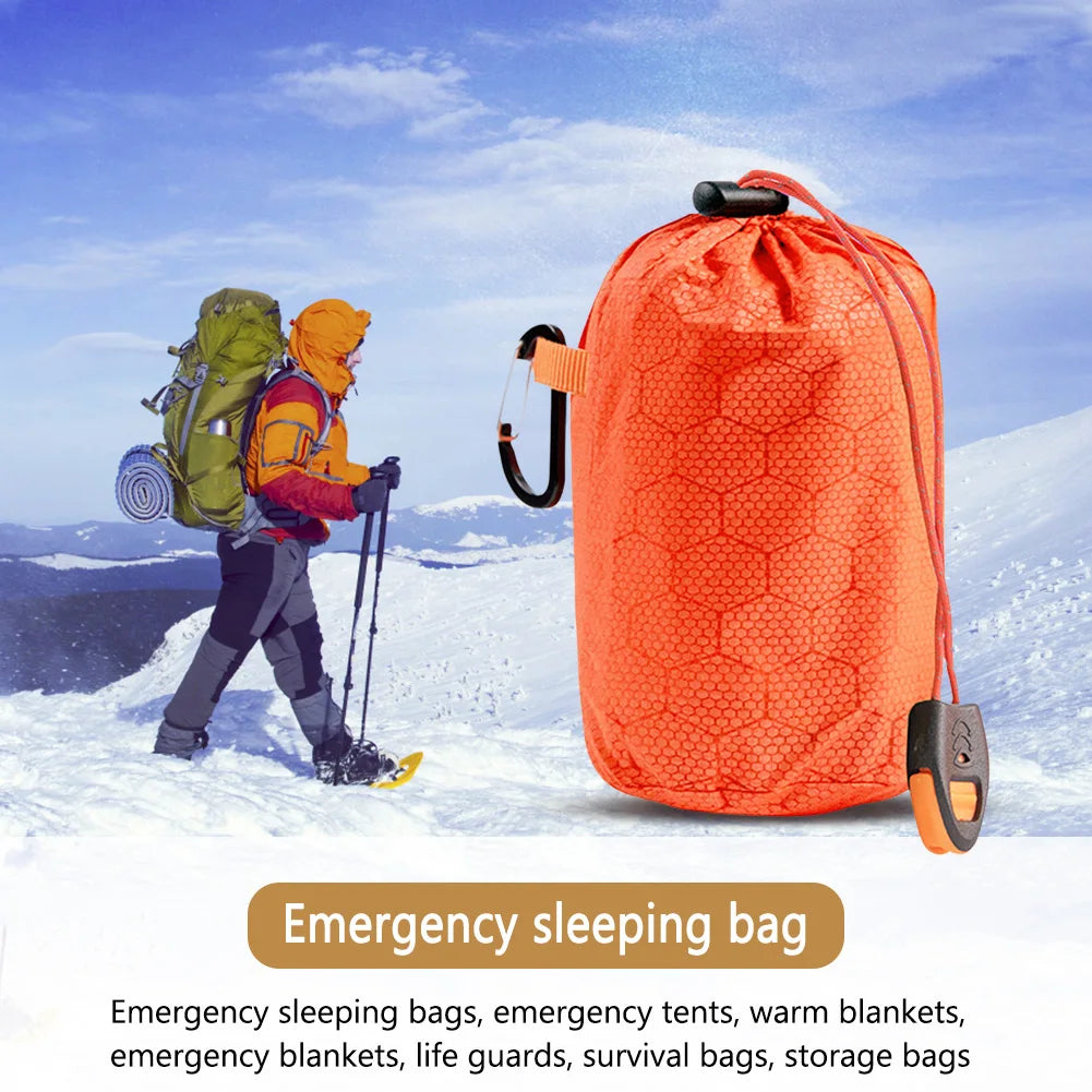 Thermal Sleeping Bag with Waterproof Bivy Sack for Camping and Hiking