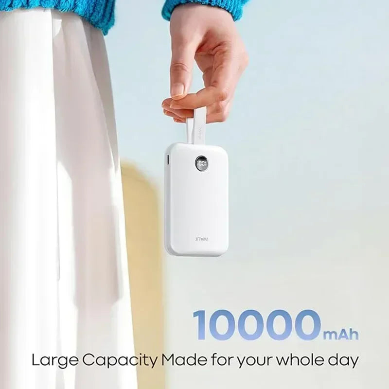 Magnetic Portable Charger 10000mAh with Wireless Charging