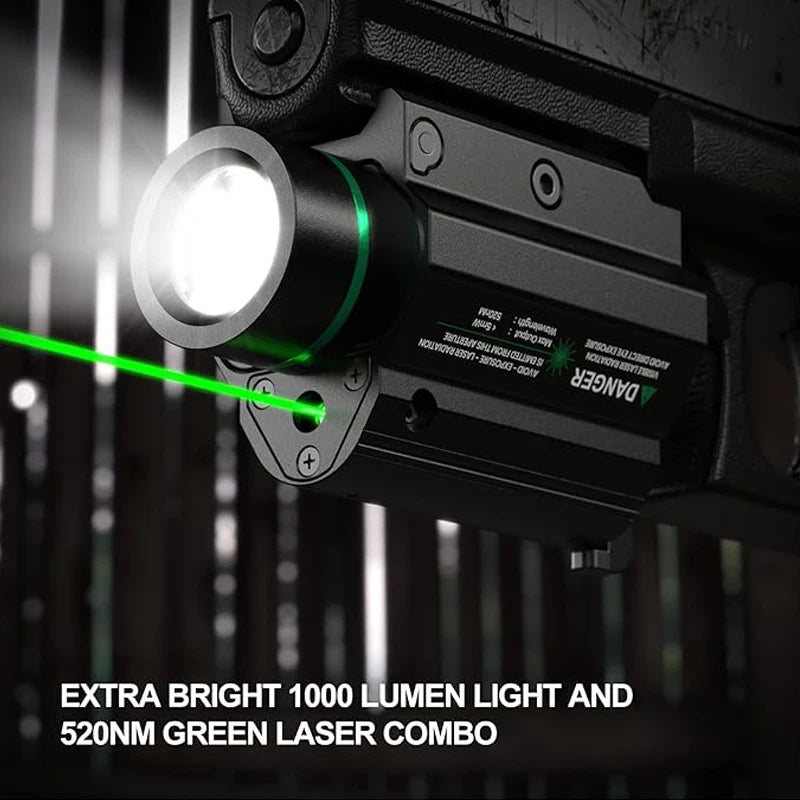 High Lumen Laser Flashlight Combo