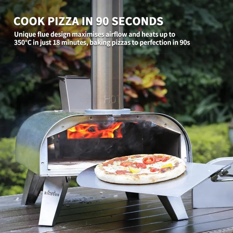 12 Inch Portable Multi Fuel Outdoor Pizza Oven