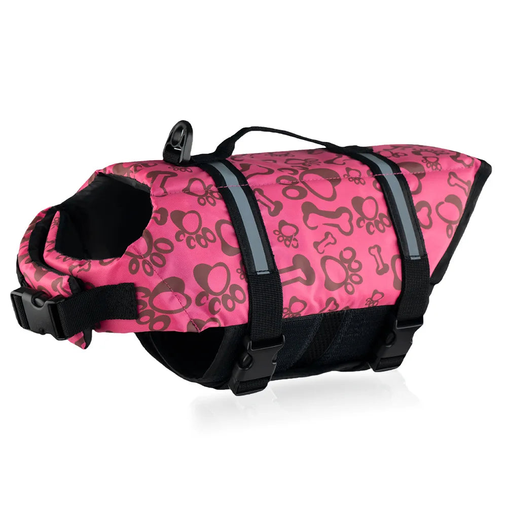 Reflective Dog Life Jacket for Summer Swimming