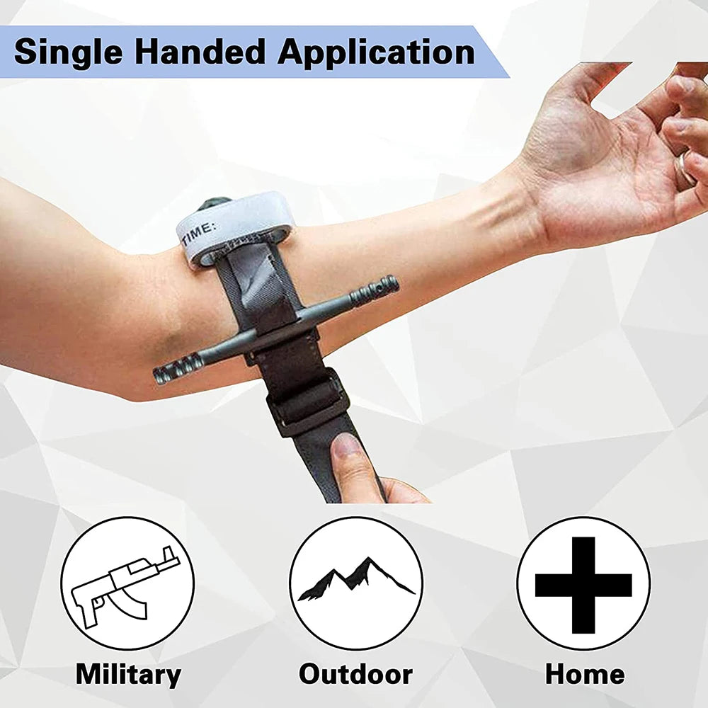 5/10/25 Pcs Emergency Medical Tourniquet with Quick and Slow Release for First Aid and Outdoor Use