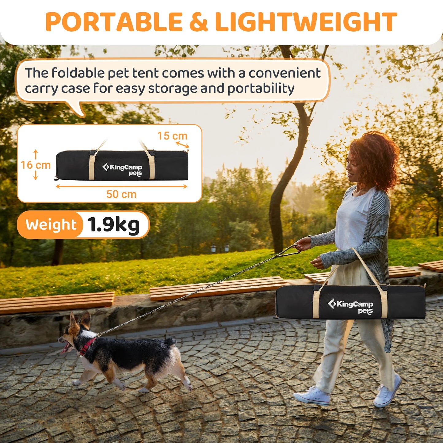Kingcamp Foldable Dog Tent Outdoor