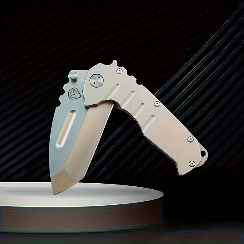 Folding Survival Knife with Stainless Steel Blade for Outdoors