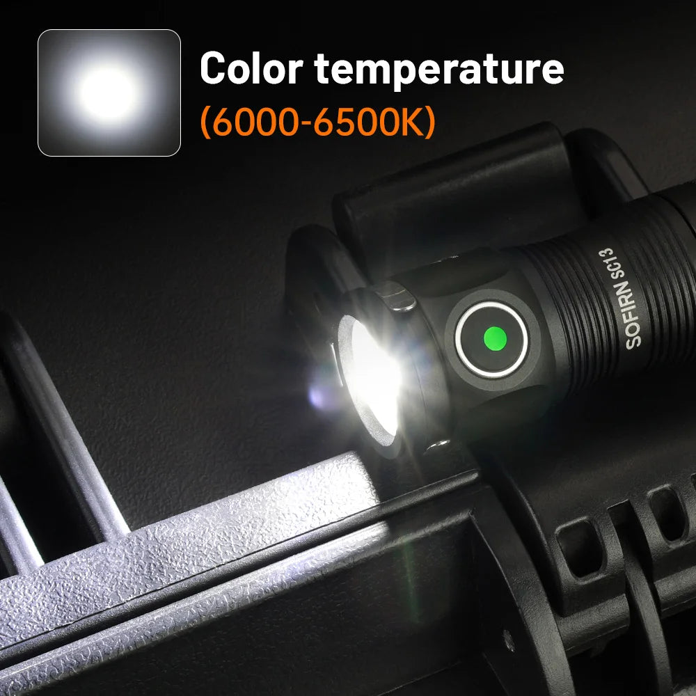 Mini Rechargeable LED Flashlight Keychain Emergency Light