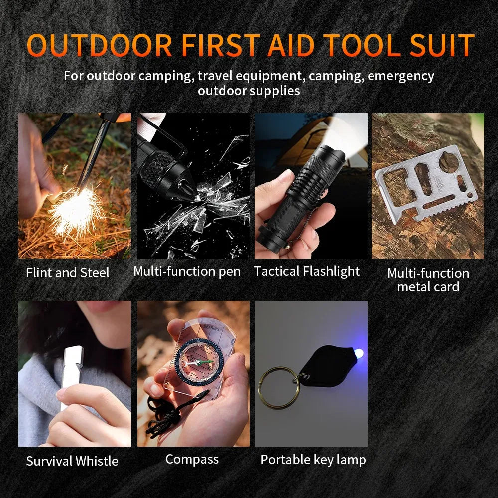Outdoor Adventure Multi-Functional Emergency Tool Set