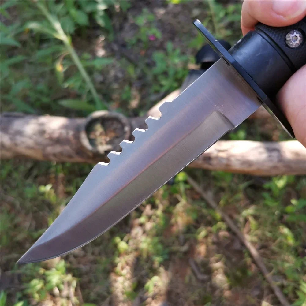 Military Straight Knife with Holster