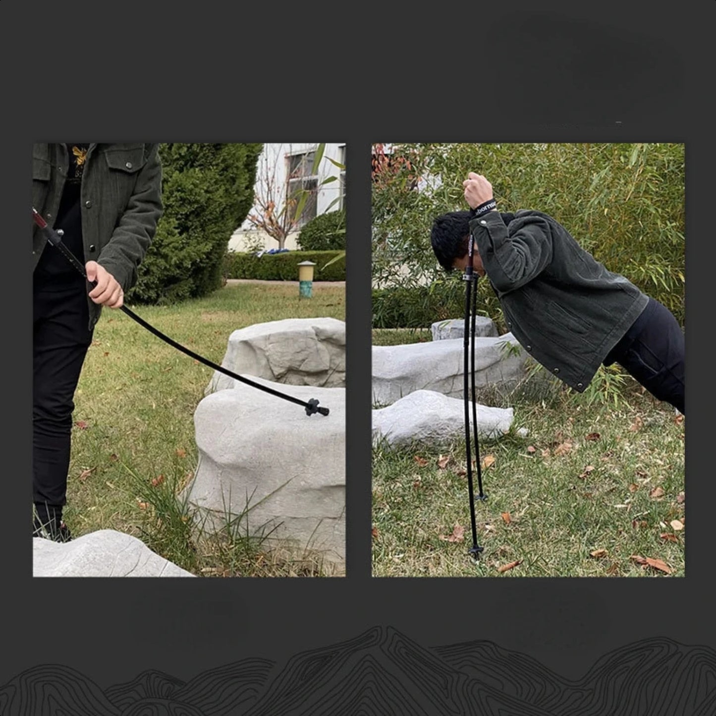 Portable Lightweight Collapsible Trekking Pole for Hiking
