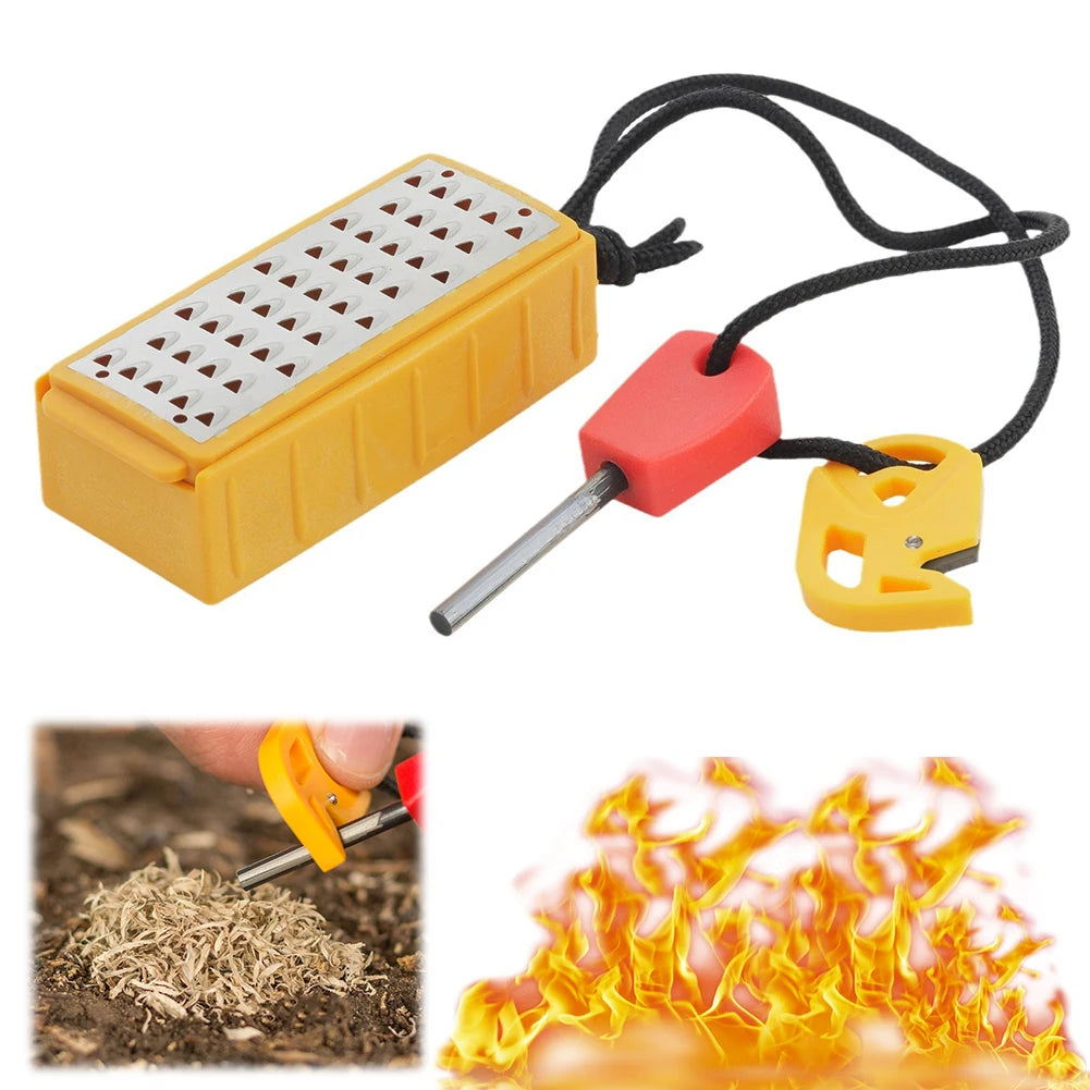 Stainless Steel Tinder Maker and Fire Starter