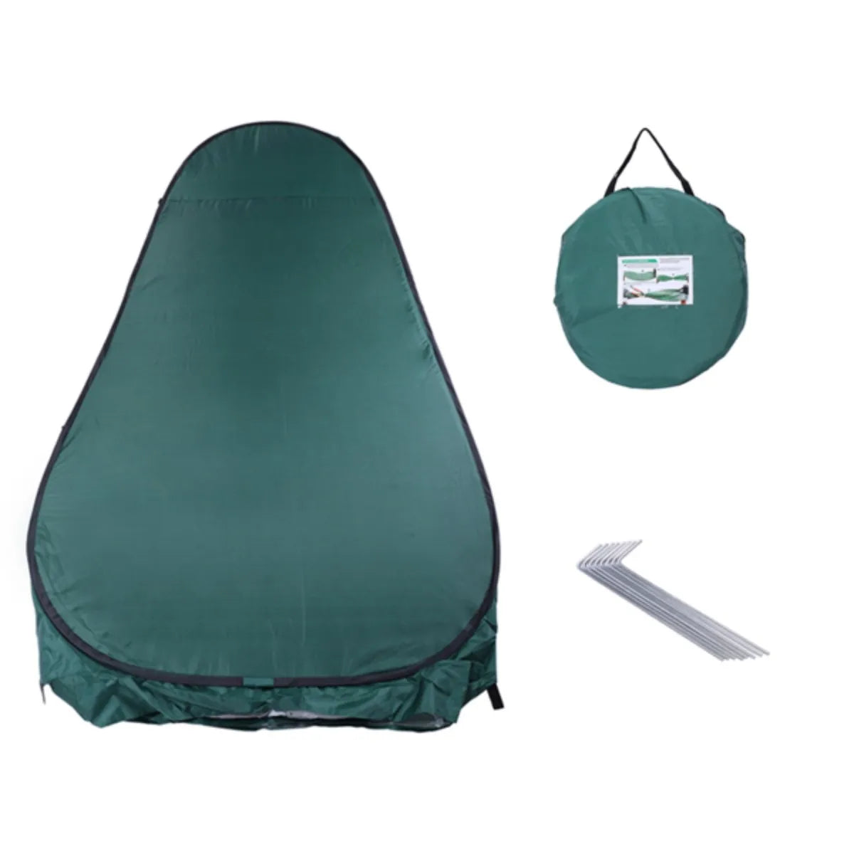 Pop Up Privacy Shower Tent Portable Outdoor Camping Toilet and Changing Tent 120x120x190cm
