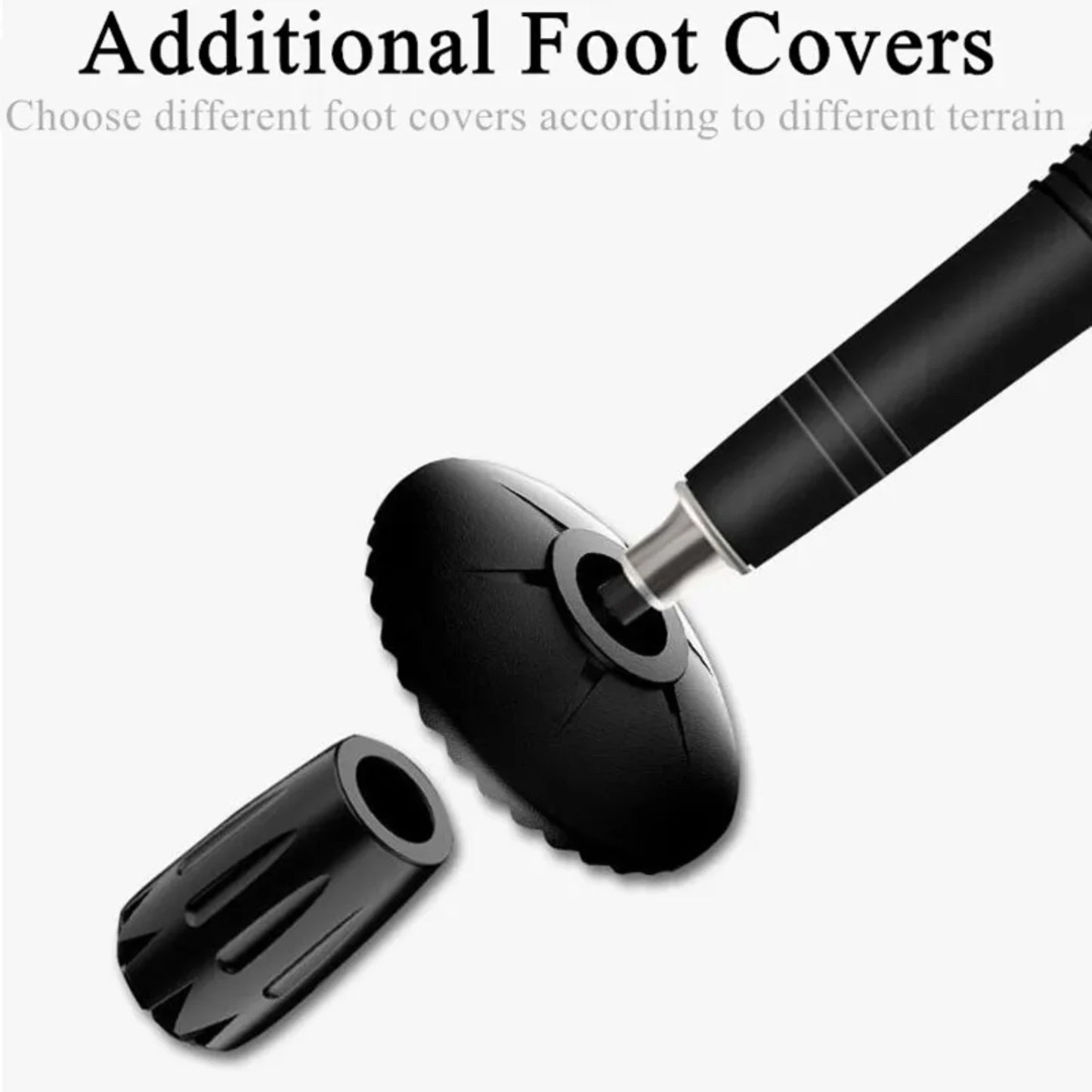 Ultralight Adjustable Aluminum Trekking Poles for Hiking
