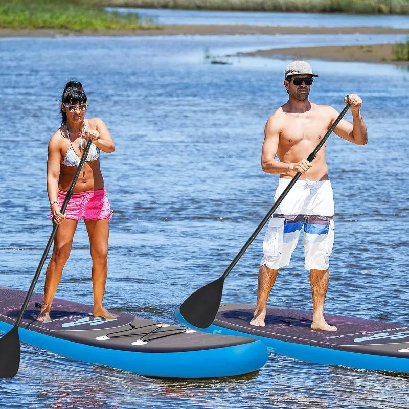 Goplus Inflatable Stand Up Paddle Board with Accessories and Adjustable Paddle