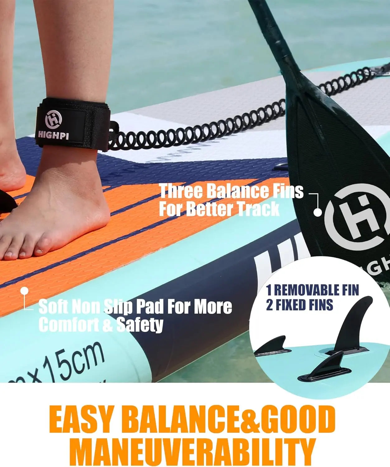 Inflatable Stand Up Paddle Board 10'6 or 11' with Accessories and Backpack