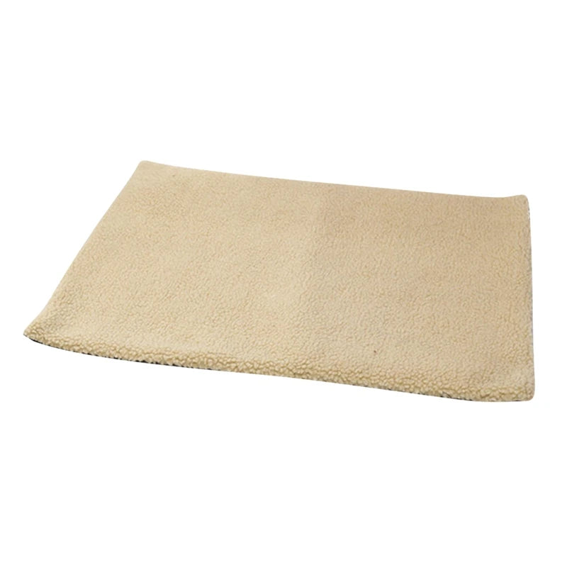 Self-Heating Pet Blanket Plush Warming Cushion 60x45cm