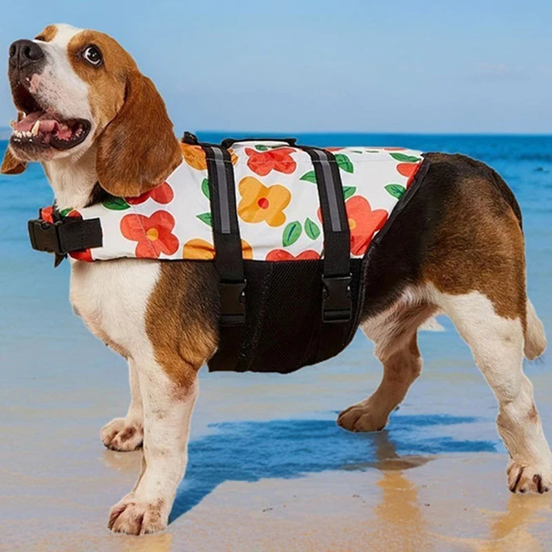Reflective Dog Life Jacket for Summer Swimming