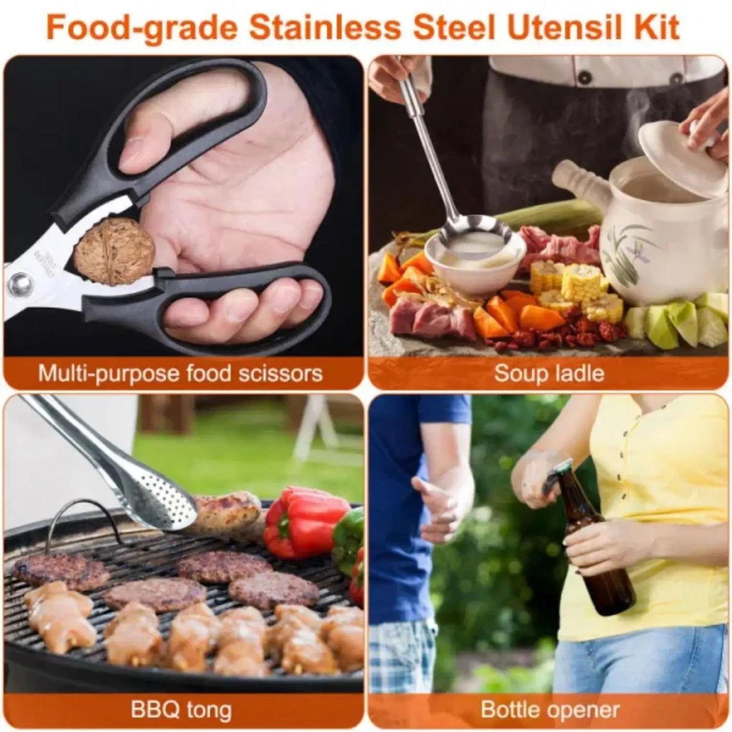 Camping Cookware Set 19-Piece Portable Kit