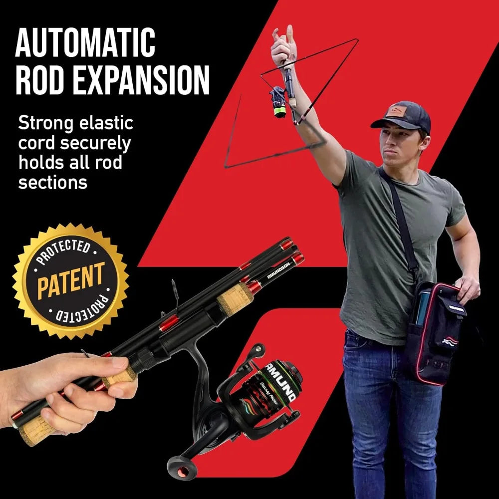Savvy Rider Backpacker All-in-One Fishing Combo