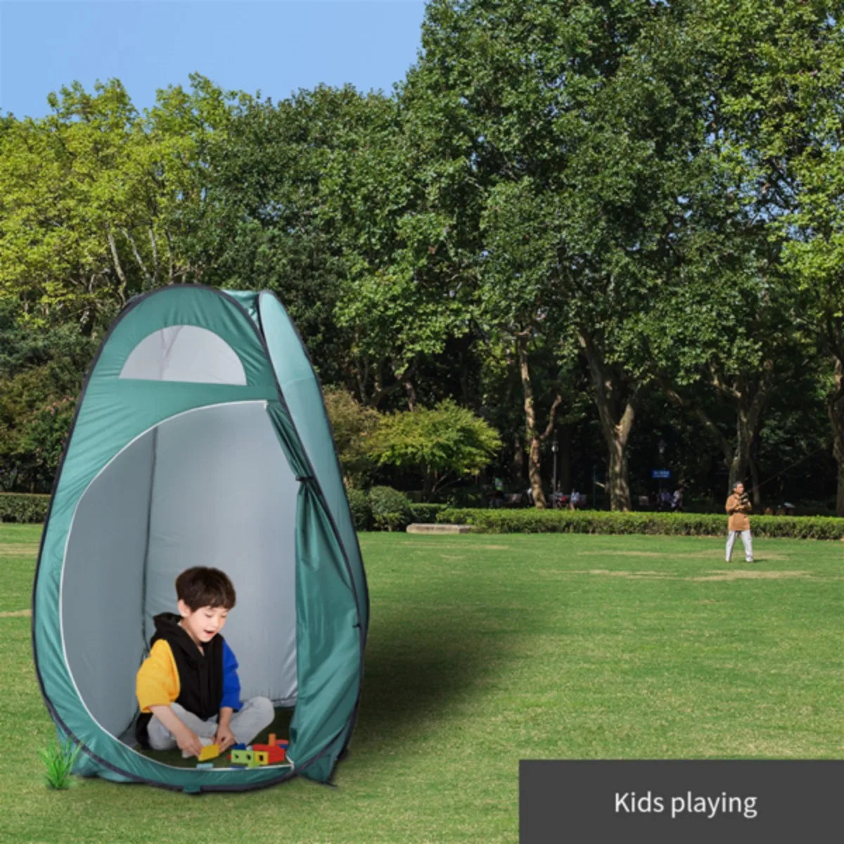 Pop Up Privacy Shower Tent Portable Outdoor Camping Toilet and Changing Tent 120x120x190cm