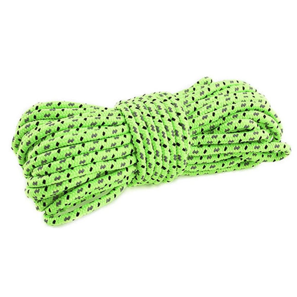 20m Reflective Nylon Paracord 4mm for Camping