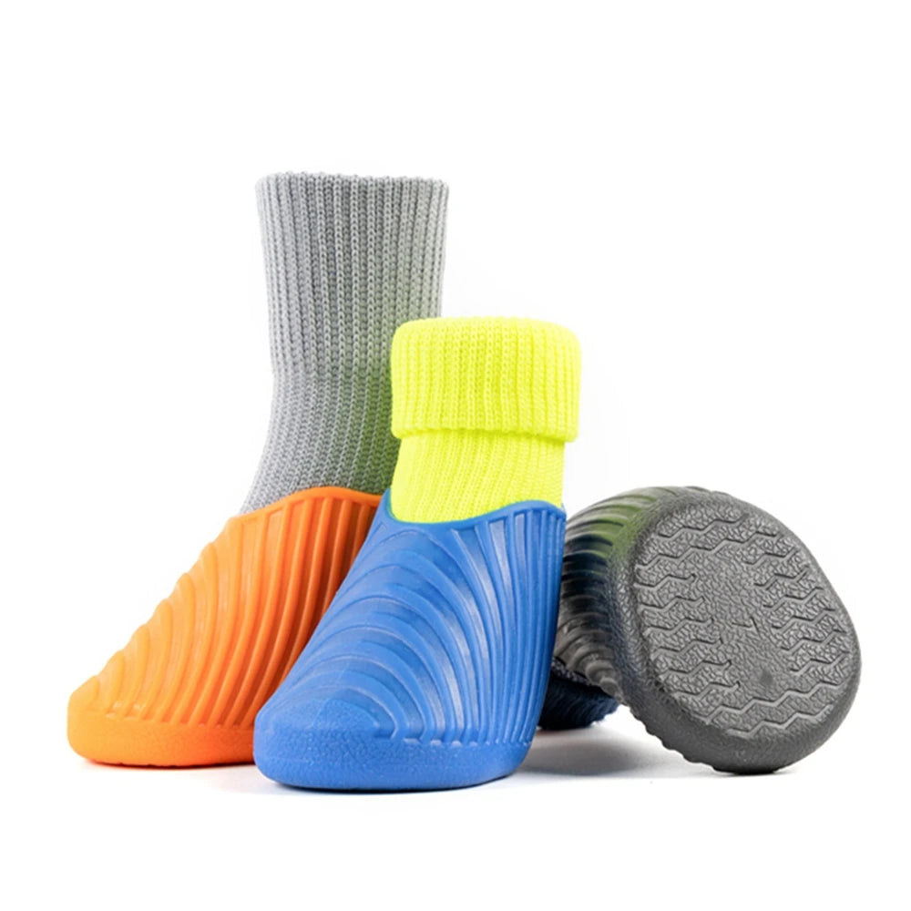 Outdoor Waterproof Dog Boots Anti-Slip Paw Protectors