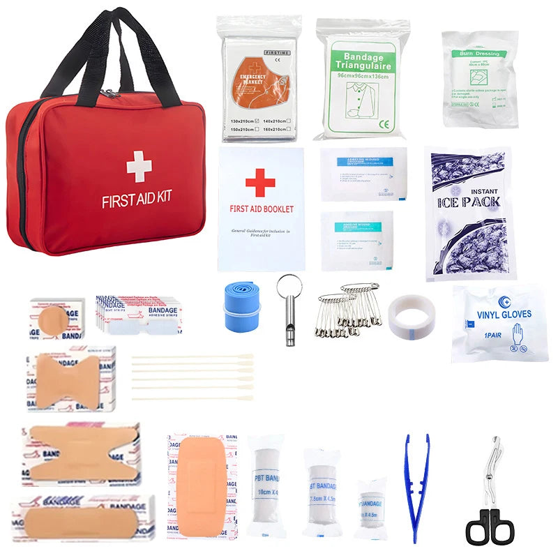 260 Piece First Aid Kit for Home Car Travel and Camping