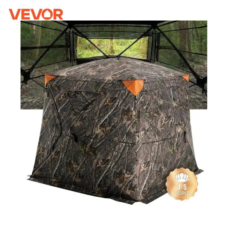 VEVOR 4 to 5 Person See Through Hunting Blind for Deer and Turkey