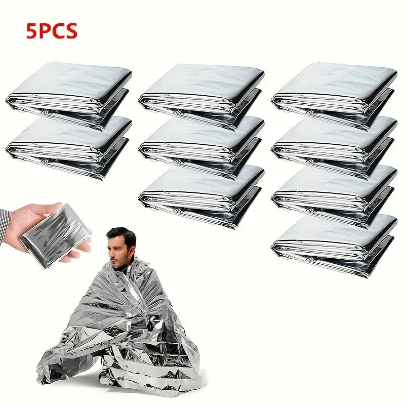 Waterproof Reflective Emergency Blanket for Outdoor Survival and Rescue