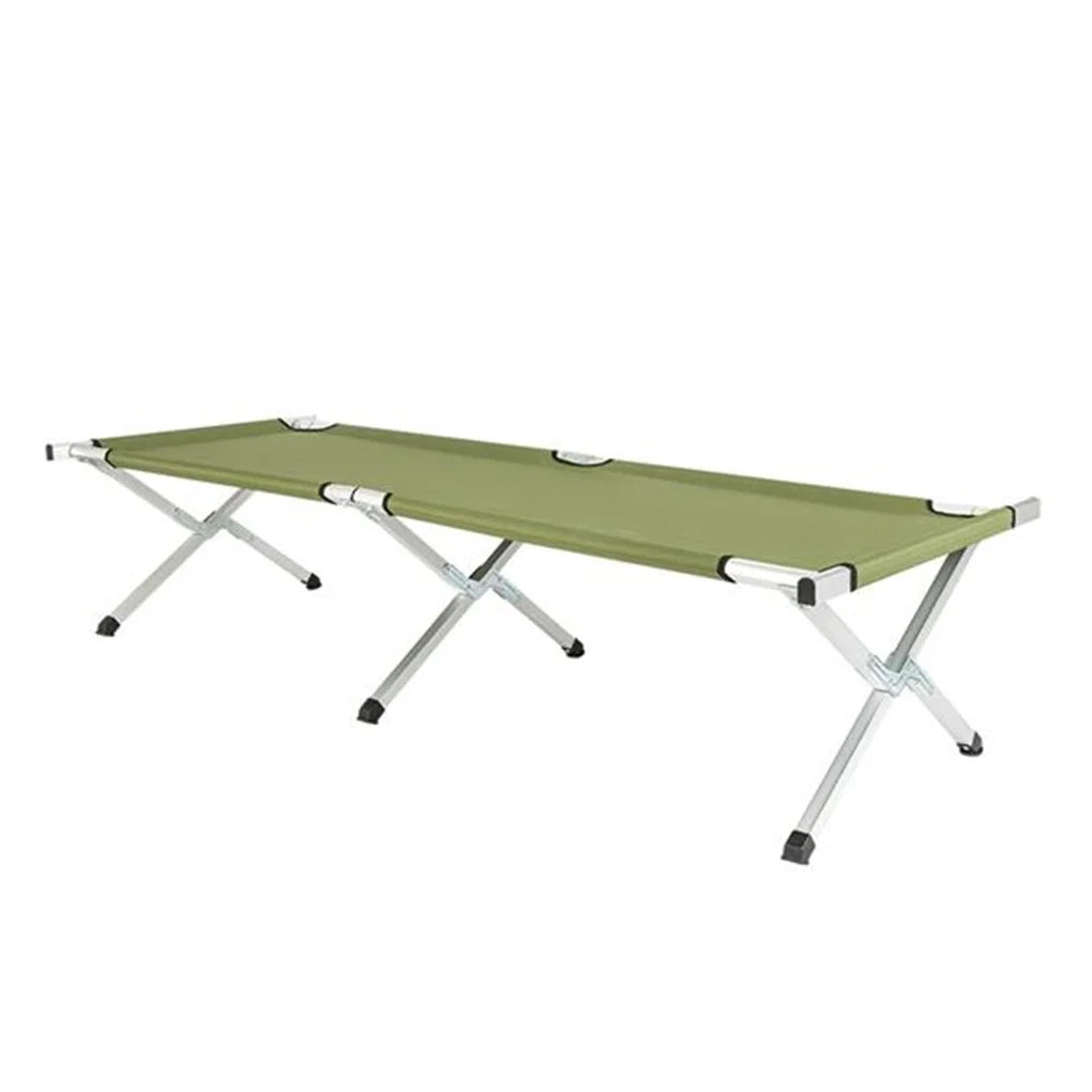 Camping Cot Portable Folding Bed Ultralight Aluminum Alloy with Carrying Bag