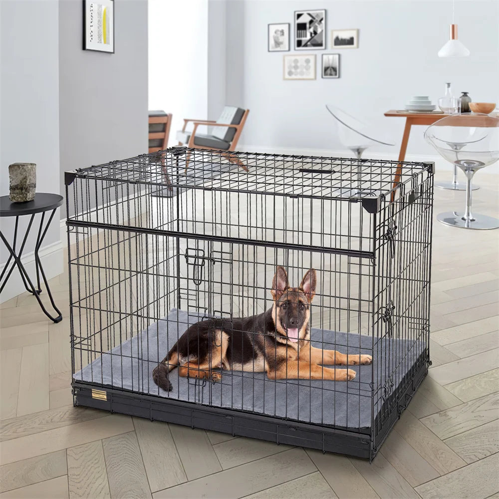 Large Orthopedic Waterproof Dog Bed with Removable Cover