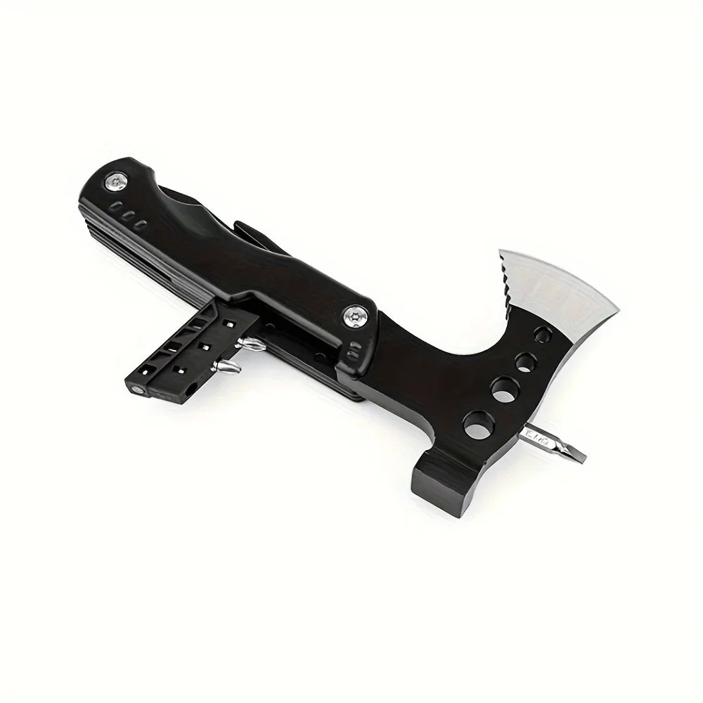 18 in 1 Portable Multi Tool with Axe Hammer Pliers and Saw