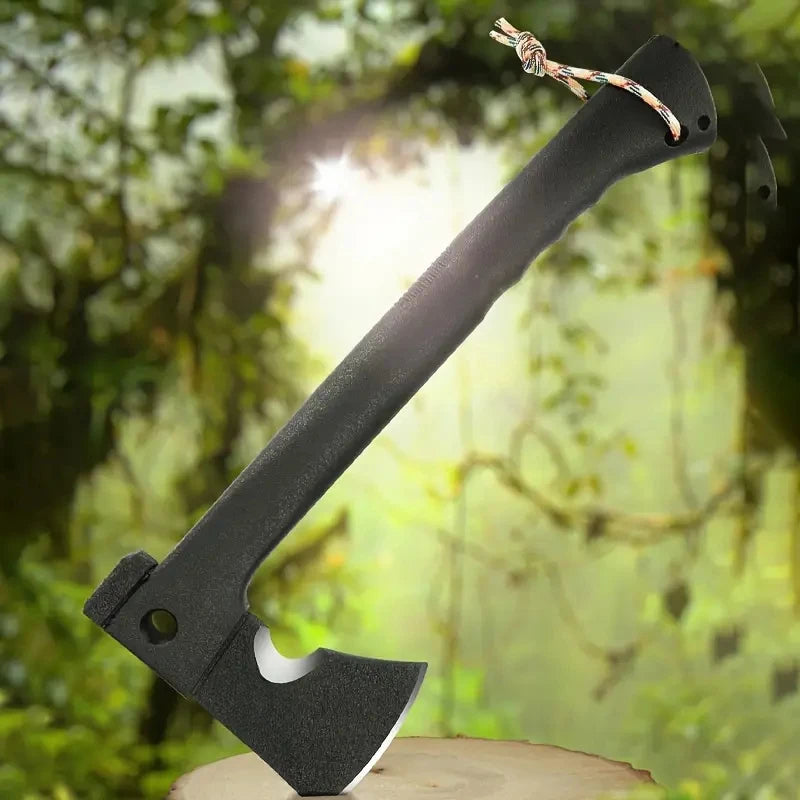 Outdoor Survival Axe with Fire Starter & Multi Tools