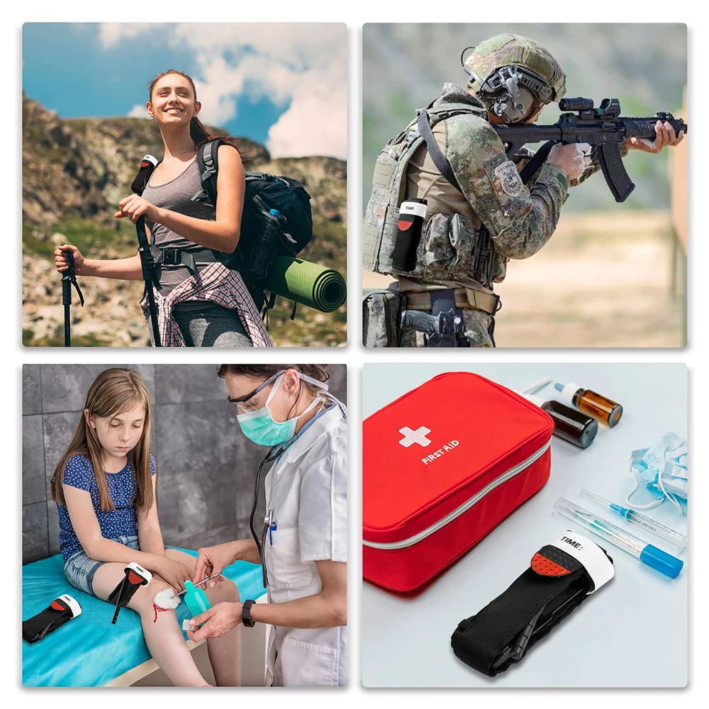 5/10/25 Pcs Emergency Medical Tourniquet with Quick and Slow Release for First Aid and Outdoor Use