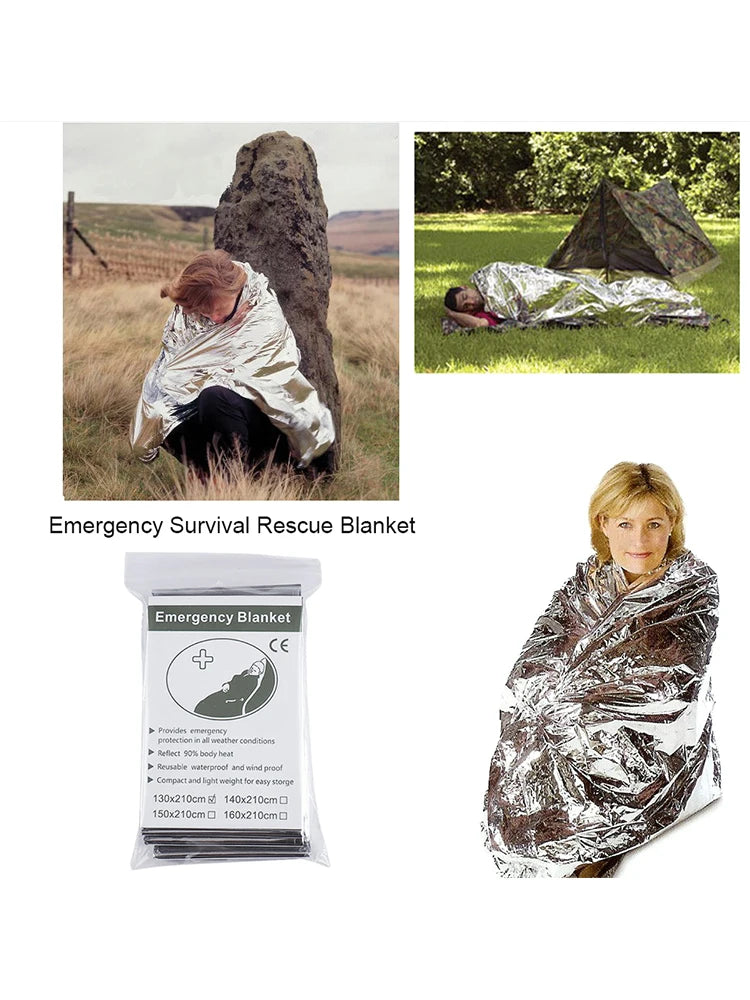Waterproof Thermal Emergency Blanket 130x210cm