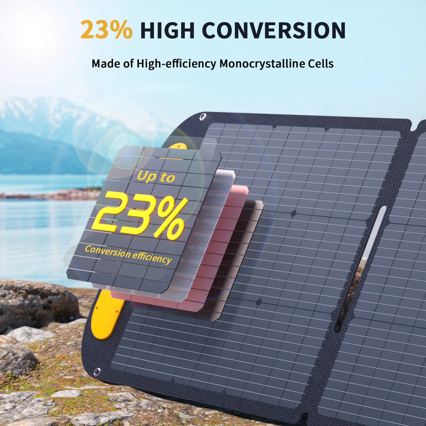VTOMAN VS220 Rigid Foldable Solar Panel 220W Travel Kit